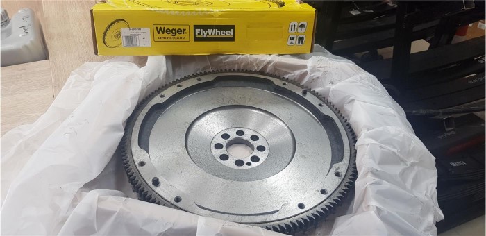 Маховик двигателя с венцом 4HK1-T NQR75/90 NPR WEGER Турция высокое качество прайс