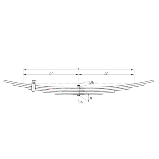 Подрессорник ISUZU NQR75/HINO 300